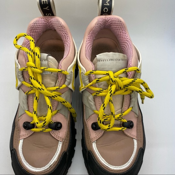 Stella McCartney Vibram-Sole Trail Sneakers, Pink, Size 35/5 with box + dust bag - Picture 6 of 16